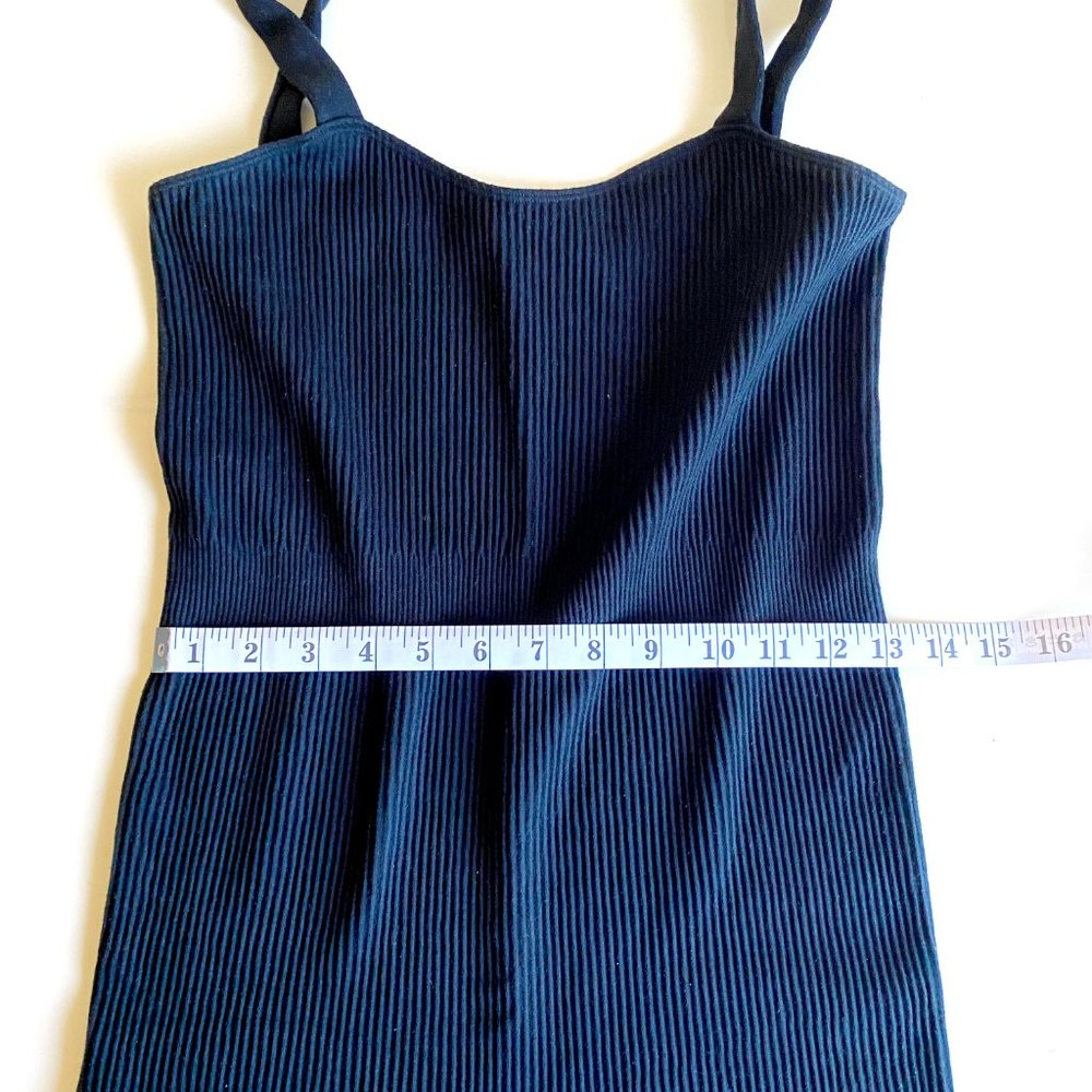 Mango Black Ribbed Bodysuit - Picture 10 of 15